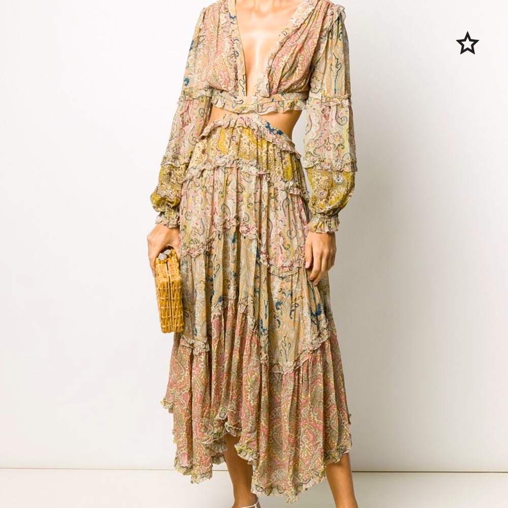 Zimmerman Cut out midi dress